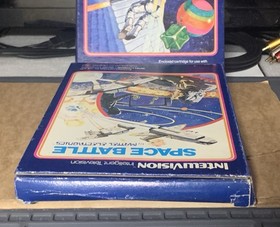 INTELLIVISION 2 CIB GAME LOT SPACE HAWK CIB/SPACE BATTLE CIB CLEANED & TESTED