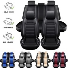 For Ford Ranger 2019-2026 Car Seat Cover Full Set Leather Front Rear Protector For Ford Ranger 2019-2026 Car Seat Cover Full Set Leather Front Rear Protector