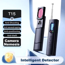 Wireless Camera Detector Protective Alarm Security Sensor Bug Finder GPS RF Sign