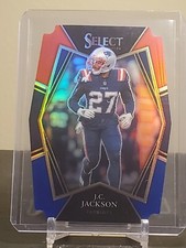 2021 Select - JC JACKSON - Red & Blue Prizm - Premier Level - Patriots #124