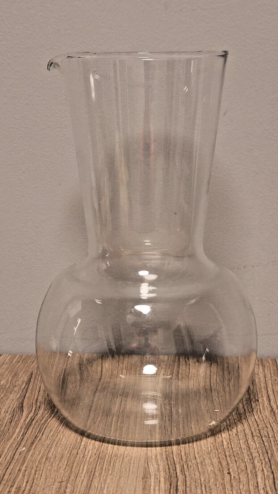 Rare Charming French Made Pyrex Carafe Mid Century Modern Glass Pitcher France