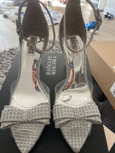 jewel badgley mischka uzuri embellished tie block heel sandal