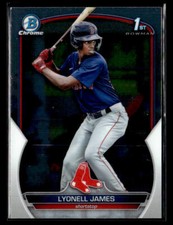 2023 Bowman #BCP-118 Lyonell James Chrome Prospects Card Boston Red Sox