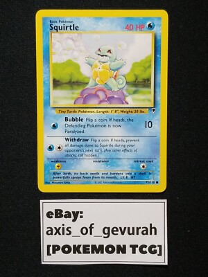Squirtle 95/110 [NM/LP] Legendary Collection Set WOTC Pokemon Cards | eBay