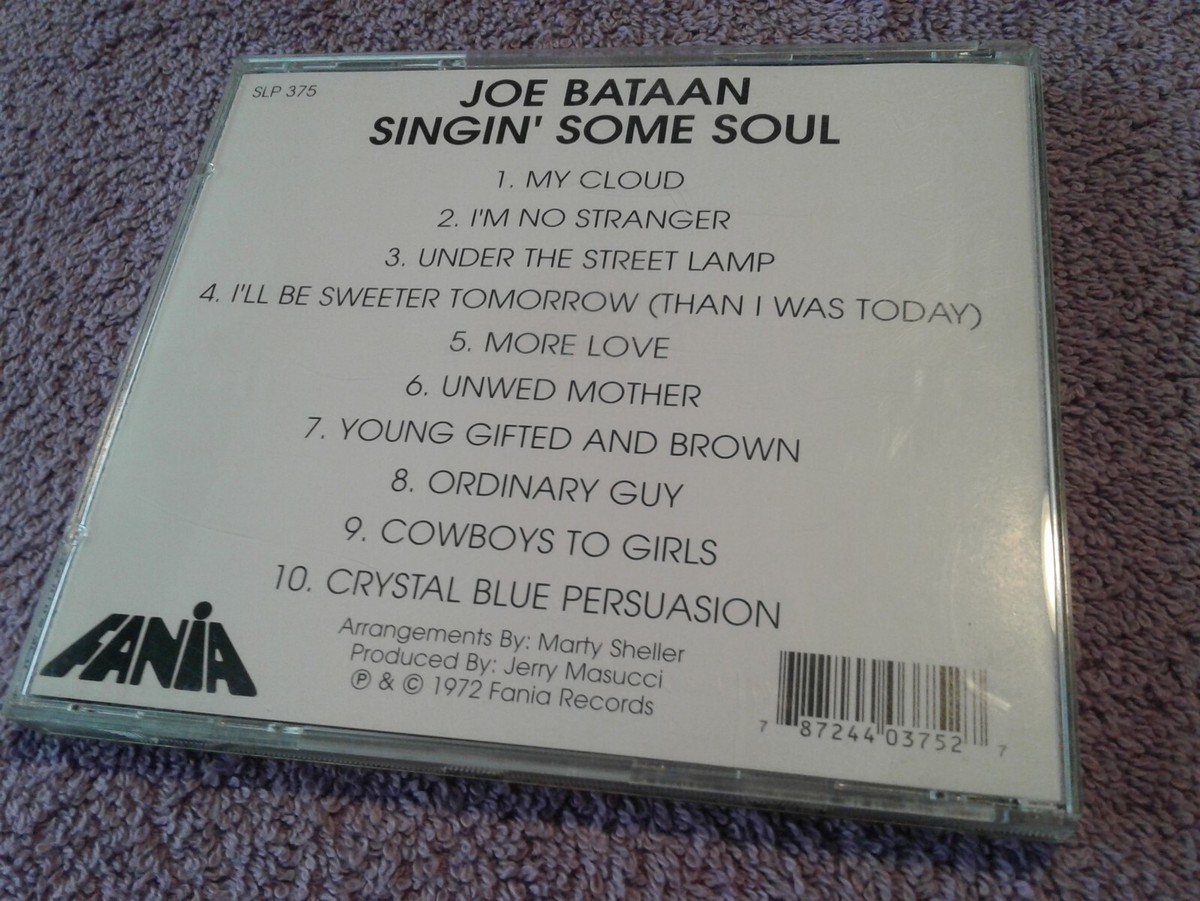 JOE BATAAN ~ SINGIN' SOME SOUL ~ CD 1st PRESS SLP 375 (ORIG 1969
