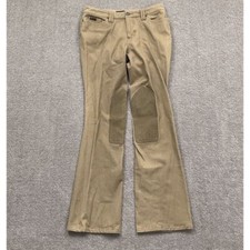 Ariat Pants Women 28L 30W 34L Khaki Equestrian Bootcut Reinforced Knee Breeches