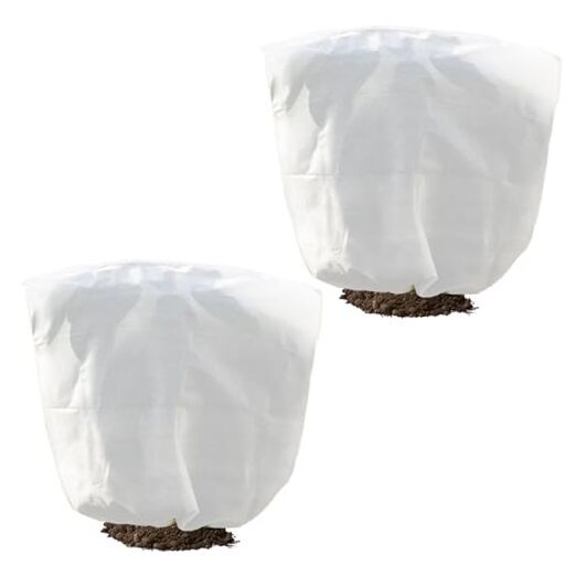 Plant Covers Frost Protection Bag Large Size Winter 2 Pack 39.4