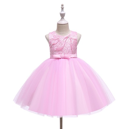Flower Girls Kids Princess Dress Christmas Party Bridesmaid Wedding Tutu Gown - Picture 100 of 173