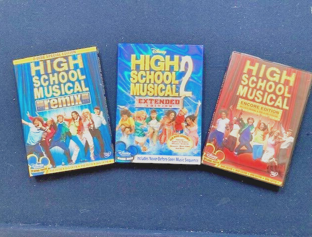 DISNEY HIGH SCHOOL MUSICAL REMIX (2 DVD)==H S  MUSICAL 2==H S MUSICAL ENCORE ED.