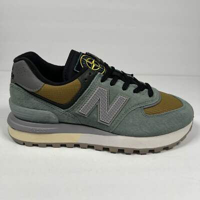 Stone Island x New Balance 574 Legacy Light Green - Men's Size 7