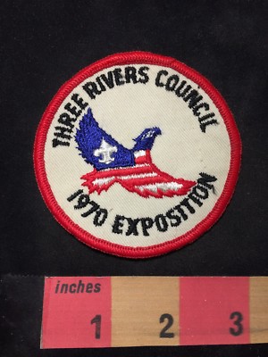 Vtg 1970 EXPOSITION THREE RIVERS COUNCIL BSA Boy Scouts Patch O89P | eBay