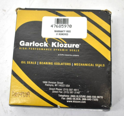 Garlock Klozure Oil Seal Mill Right N CRS 63x1420 21158-1420 2.188'' x 3.25''x.375