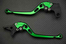 CNC Leve Freno Frizione VERDE per KAWASAKI Z750R Z750 R Z 750R	2011-2012