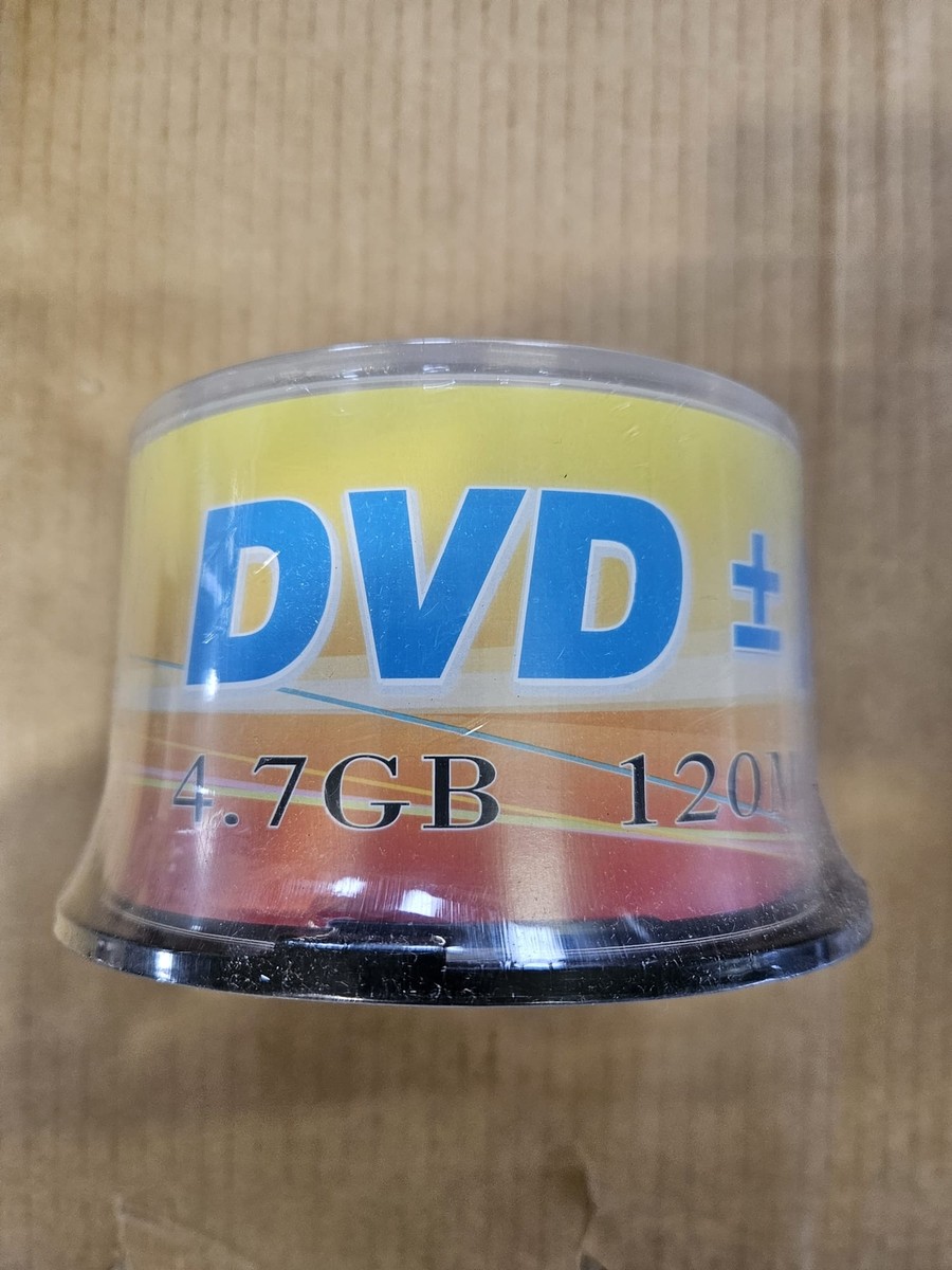 50 DVD-R Verbatim 16x 4.7GB - Per Masterizzazione Dati E Video, Confezione Da 50 Con Bustine