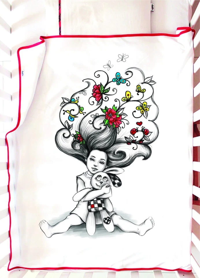 Juego de cama de bebé acolchado de algodón/juego de cama de cuna algodón/de lujo de Europa Foto 3 de 4