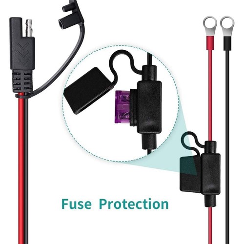 Motorcycle Battery Charger Maintainer 12V/6V 1.5 Amp, Compatible Lead-acid Batte - 第 5/6 張圖片