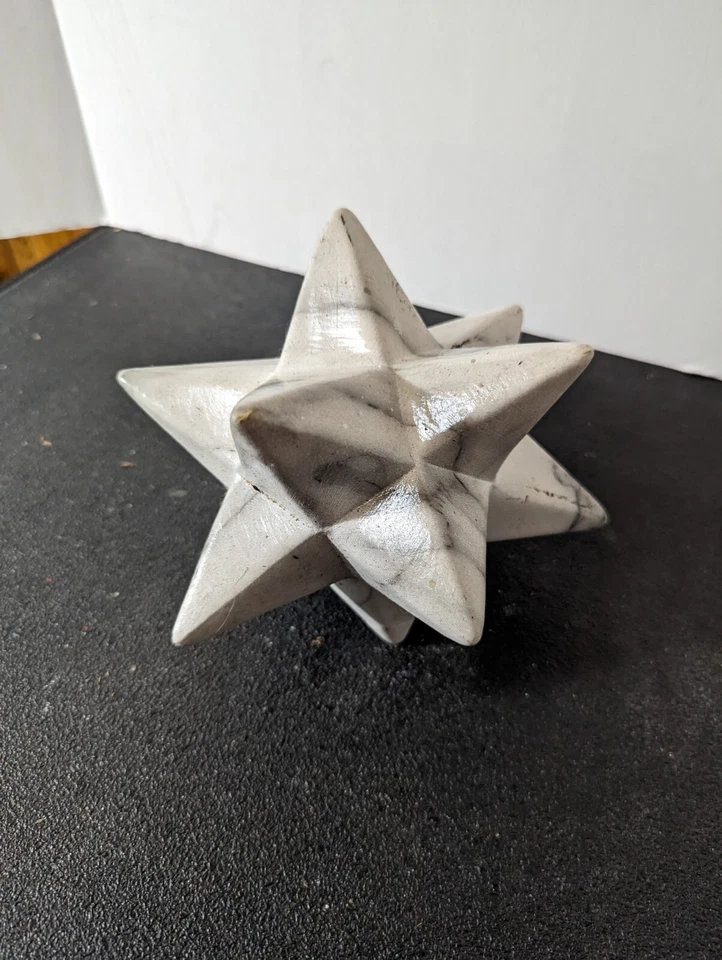 urban trends collection 12 point geometric table decor  - Image 3 of 3