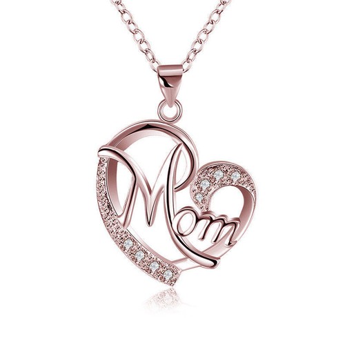 Rose Gold plated Mum Necklace pendant 