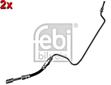 FEBI 2x Rear Brake Hose Left Right For SEAT Arona VW Polo 17-21 2Q0614750F