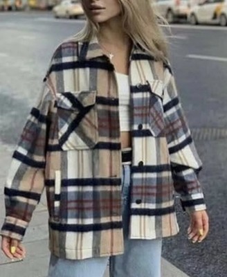zara plaid jacket