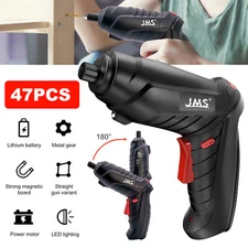 48in1Cordless Mini Rechargeable Electric Screwdriver Drill Bits Set Power Tool