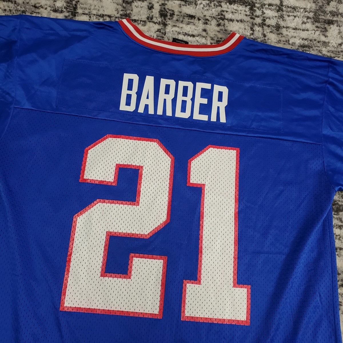 Vintage 90s Nike New York Giants Football Jersey #21 Tiki Barber L