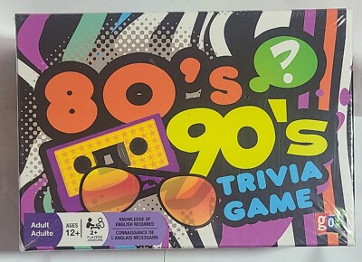80'S-90'S TRIVIA GAME: JACKSON/MADONNA/ RUBIK'S CUBE/POP  MUSIC/TV SPORTS/NEWS