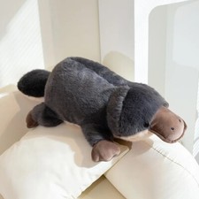 100cm Simulation High Quality Platypus Plush Doll Pillow Super Soft Grey Platypu