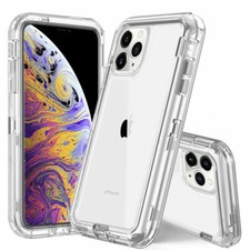 For iPhone 15 Pro Max 16 14 Plus 13 Pro 12 Pro Max Shockproof Clear Case Cover