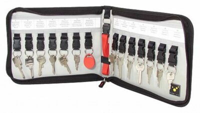 TEE-UU KEYSAFE Schlüsselmappe Organizer für Pflegedienst Krankenpflege Security