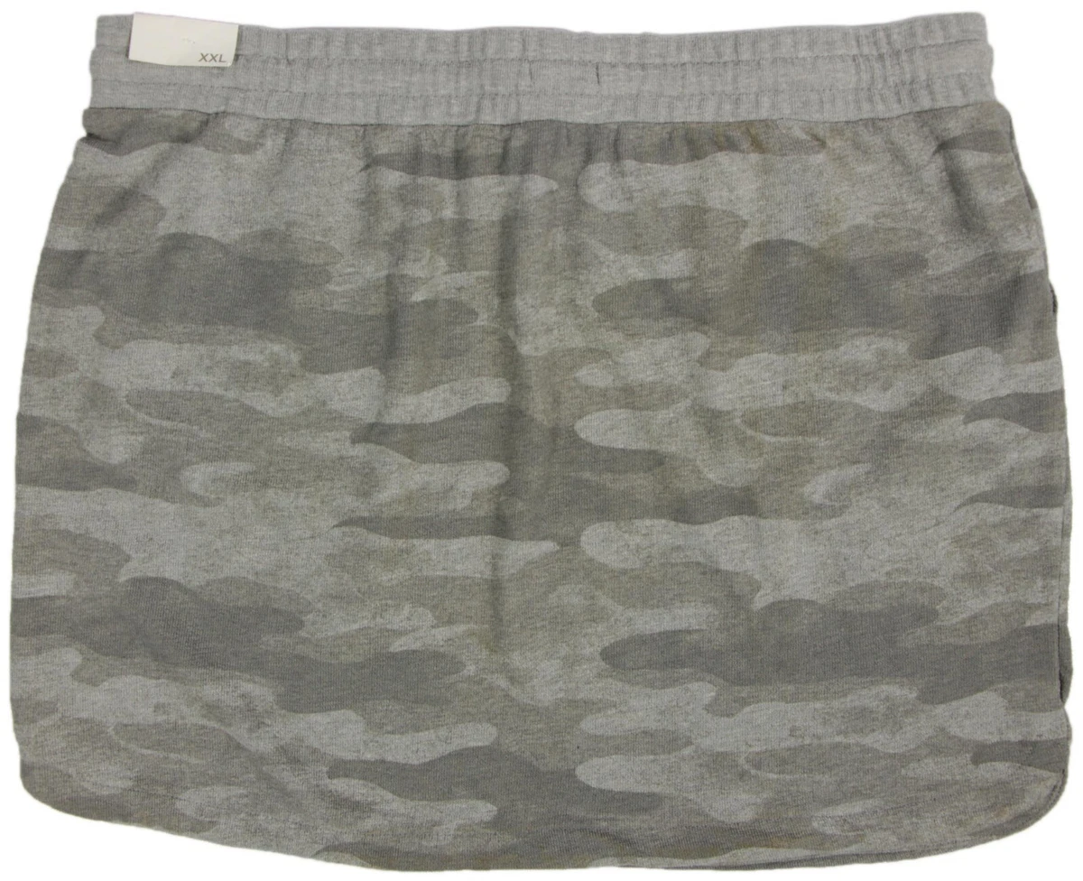 Camo top terry skirt