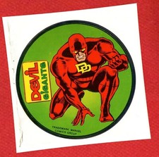 DEVIL GIGANTE N.1 (LATO B) 04/1977 CORNO ADESIVO ANASTATICO SU CARTA LUCIDA