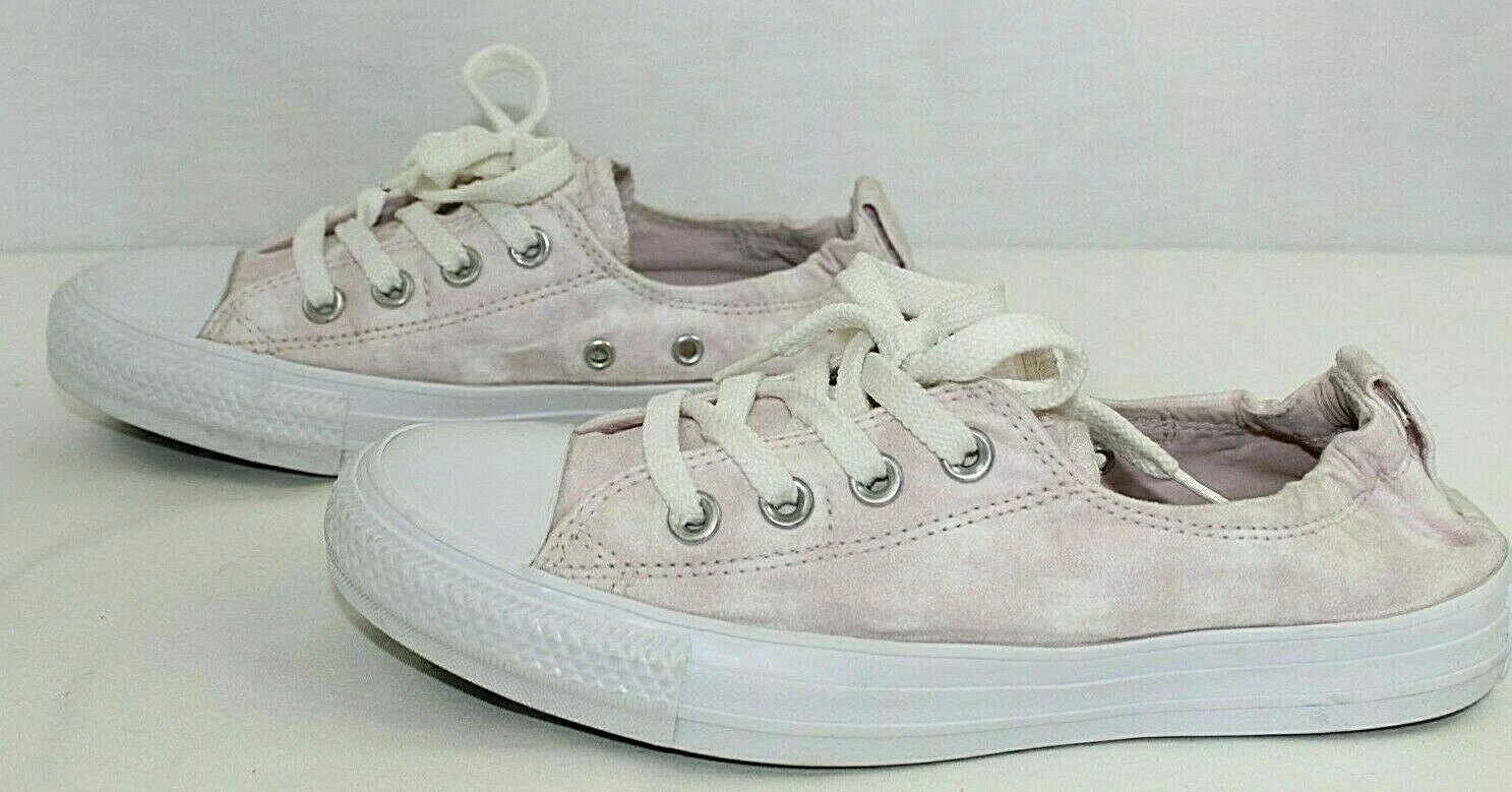 Scarpe alla caviglia CONVERSE da donna rosa casual in tessuto elastiche taglia 8 medie