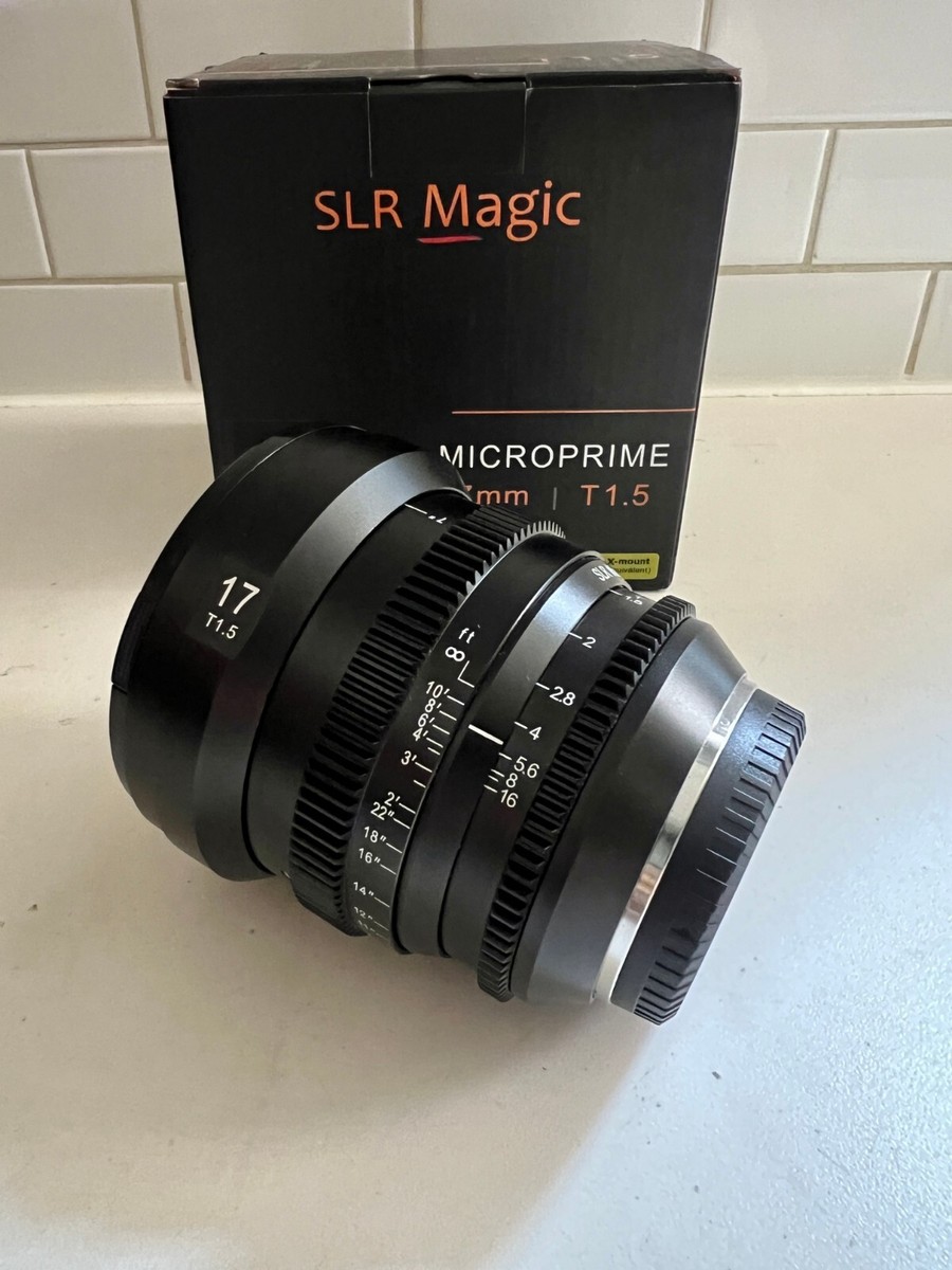 SLR Magic MicroPrime Cine 5-Lens Set (Fuji X-Mount) – 12/17/35/50