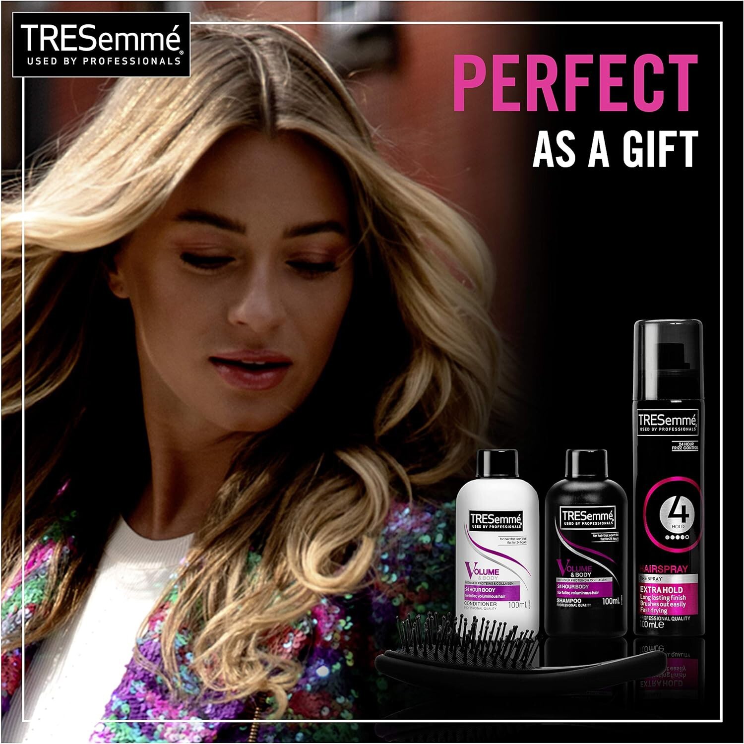 TRESemme Perfect Everyday Hair Gift Set with Shampoo, Conditioner, Hairspray eBay