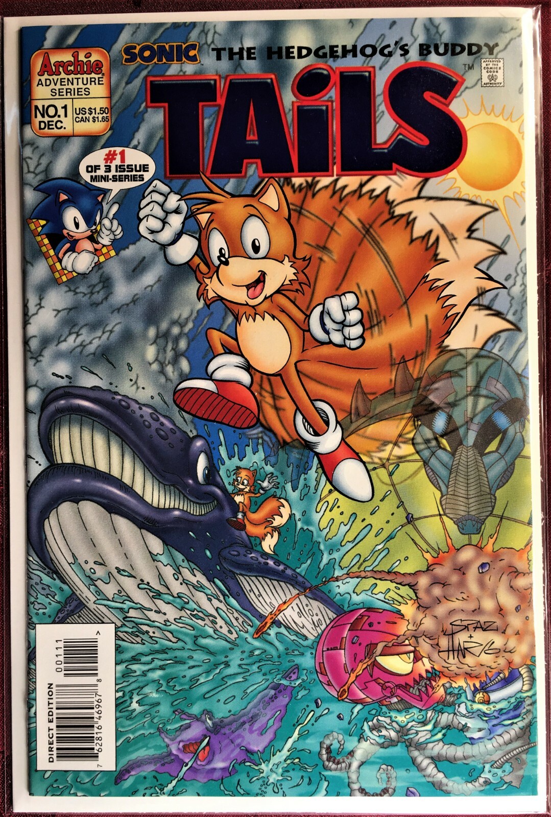 SONIC The HEDGEHOG Comic Book #136 July 2004 KNUCKLES & JULIE SU