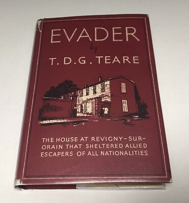 Evader - T D G Teare. 1954 First Edition 1st/1st - Hodder & Stoughton. HB DJ VGC