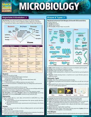 Microbiology: a Quickstudy Laminated Reference Guide [Quick Study Academic]