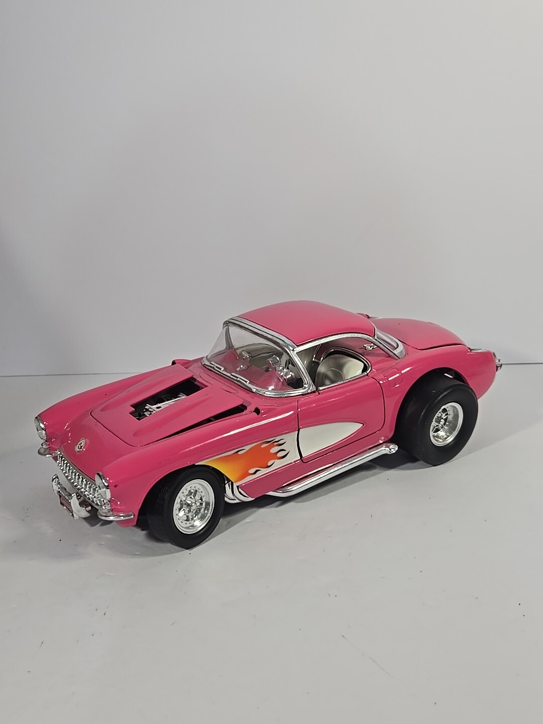 1957 Pink Chevrolet Corvette Gasser 1/18 Scale Die-Cast Collectible Model