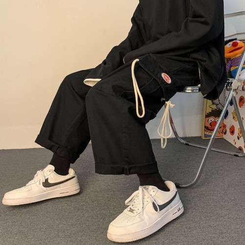 Herren Cargohose Streetwear Mode Hose Locker Freizeit Weites Bein Hose Baumwolle - Bild 13 von 16