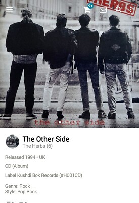 Herbs ~ The Other Side CD 1994 Rare Hi-Tech AOR Melodic Soft Pop Synth Rock
