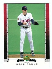 2002 Upper Deck UD Plus Brad Radke #/1125 Minnesota Twins