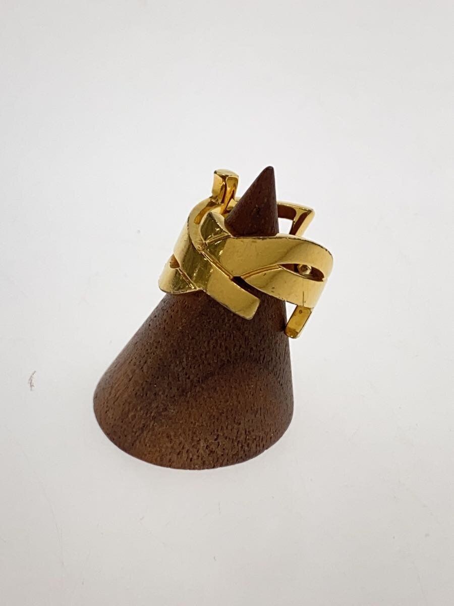 すぐお届け♪◇SIGNATURE MONOGRAM リング◇Saint Laurent SAINT LAURENT YSL LOGO MONOGRAM NUMBER 9 Gold WOMEN'S RING