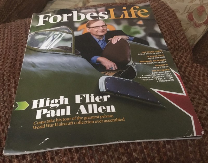 FORBES LIFE Summer 2013, PAUL ALLEN