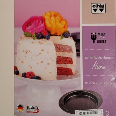 CHG Schichtkuchenformen MARIE 3-teilig  Aktionspreis !!!