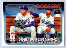2024 Topps Series 2 - Mookie Betts - Los Angeles Dodgers - Checklist - #401