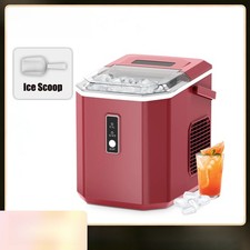 Ice Maker Countertop 26.5lbs/24H 9Cubes in 6Mins Self-Cleaning Portable IceMaker