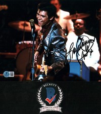 LOU DIAMOND PHILLIPS SIGNED LA BAMBA RITCHIE VALENS 8X10 BECKETT BAS COA
