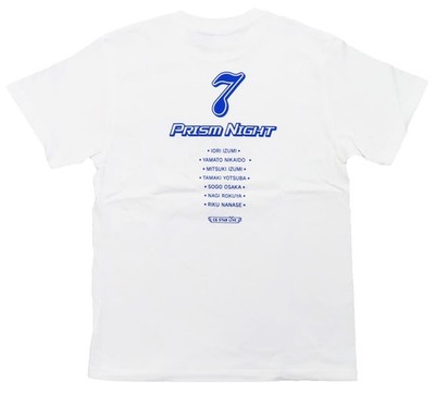 IDOLiSH7 TRIGGER PRISM NIGHT White T-Shirt M Size CG STAR LIVE Precious Event