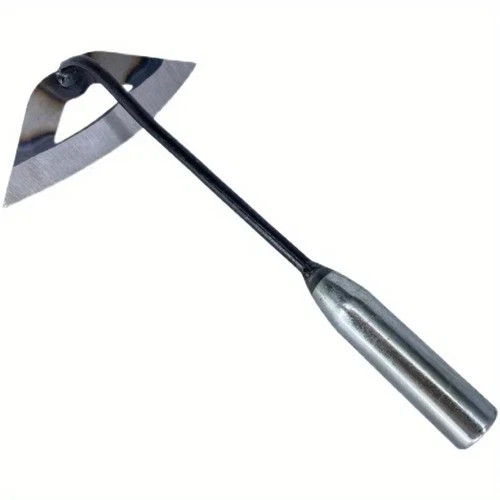 All Steel Hollow Hoe Hand Weeding Rake Garden Tool Rust Resistant Durable